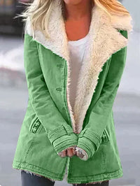 Bridget | Women's Shearling Collar Winter Jacket