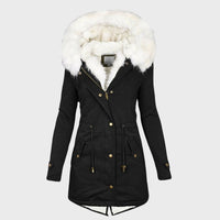 Delphine | Women's Faux Fur Hooded Winter Jacket