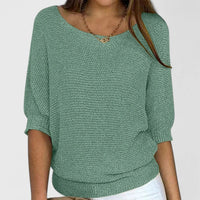 Harlow | Women's Boat Neck Knit Sweater