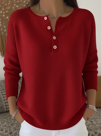 Harper | Women's Henley Button-Up Sweater