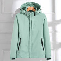 Harper | Women's Hooded Zip-Up Rain Jacket