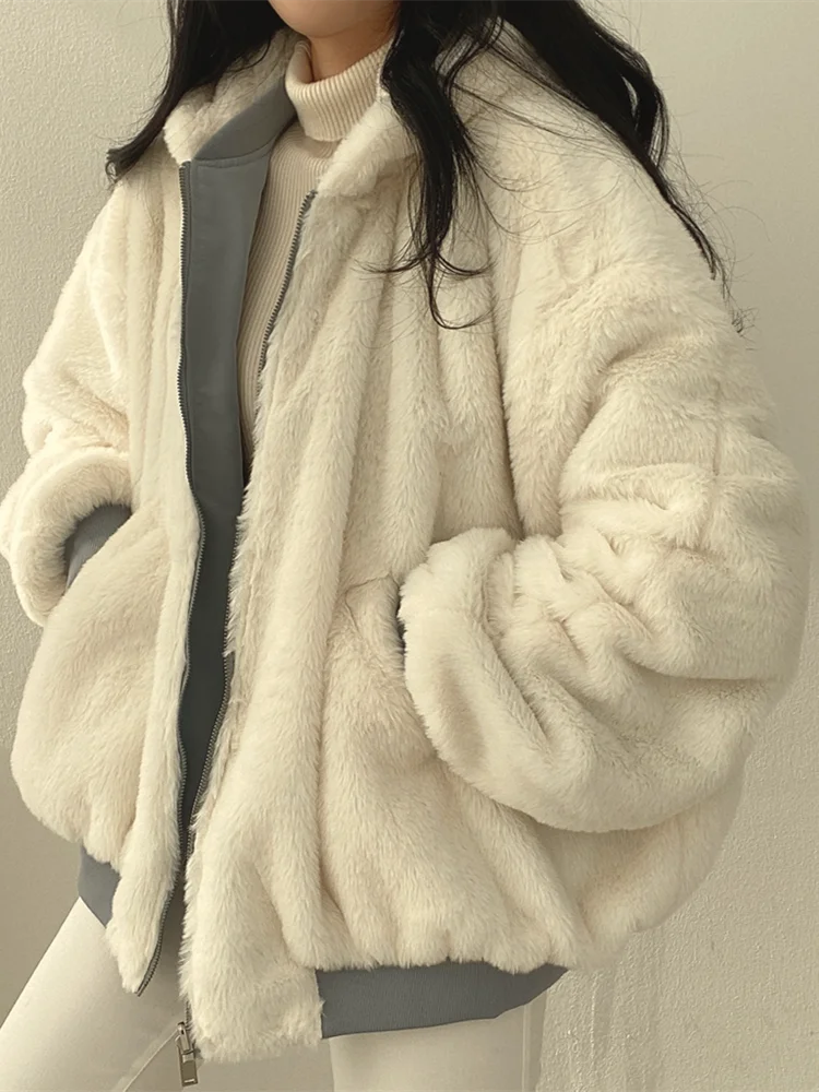 Josephine sherpa fleece jacket, close-up of plush texture and collar