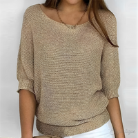 Ophelia | Women's Batwing Sleeve Slouchy Knit Sweater
