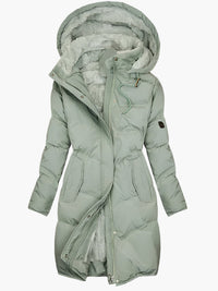 Sylvie | Women's Hooded Faux Fur Long Winter Jacket