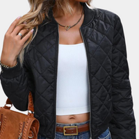 Vivienne | Women's Quilted Zip-Up Bomber Jacket