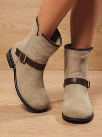 Women's Buckle Strap Ankle Boots | Thea