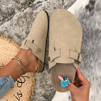 Women's Buckle Strap Platform Clogs | Seraphina