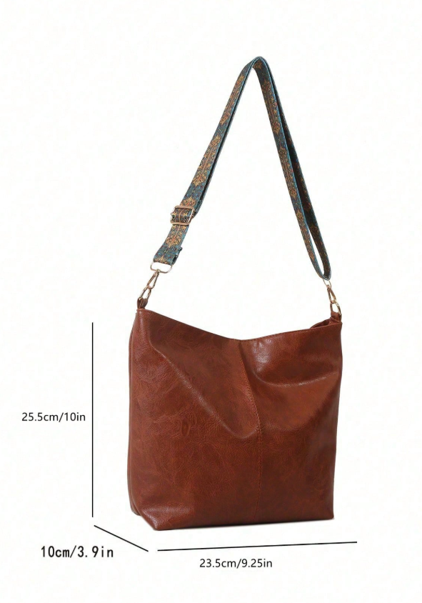 Odalys tote bag with dimensions showing height and width