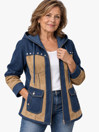 Women's Hooded Denim Jacket | Odette