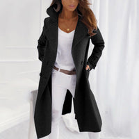 Women's Long Double-Breasted Winter Coat | Vivienne
