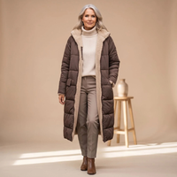 Women's Long Winter Puffer Jacket | Rosalind