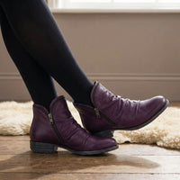 Women's Slouch Zip Ankle Boots | Marisol