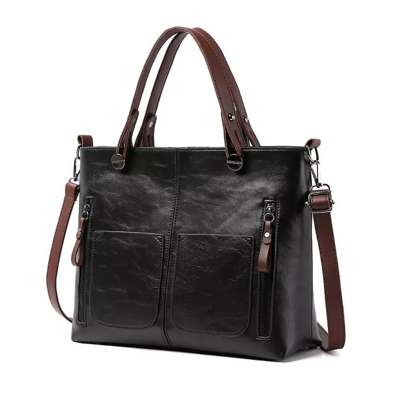Marguerite tote bag interior showing spacious main compartment