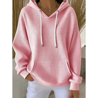 Wren | Women's Waffle Knit Drawstring Hoodie
